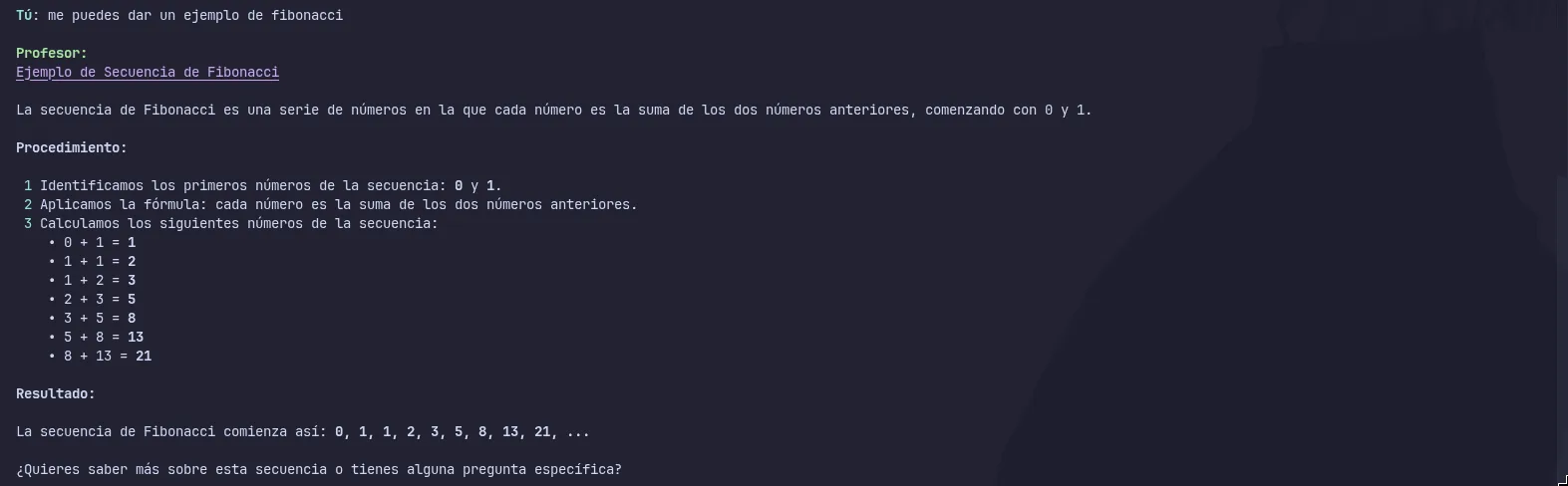 Pantalla 2 de Math Assistant CLI