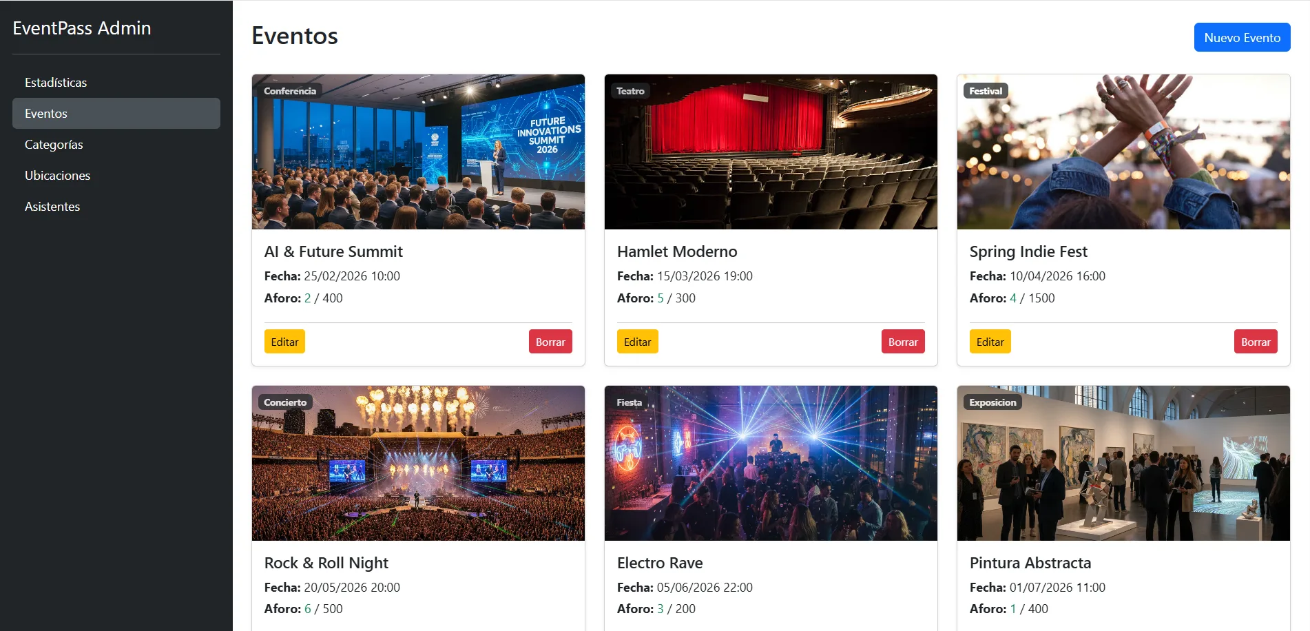 Pantalla 3 de EventPass