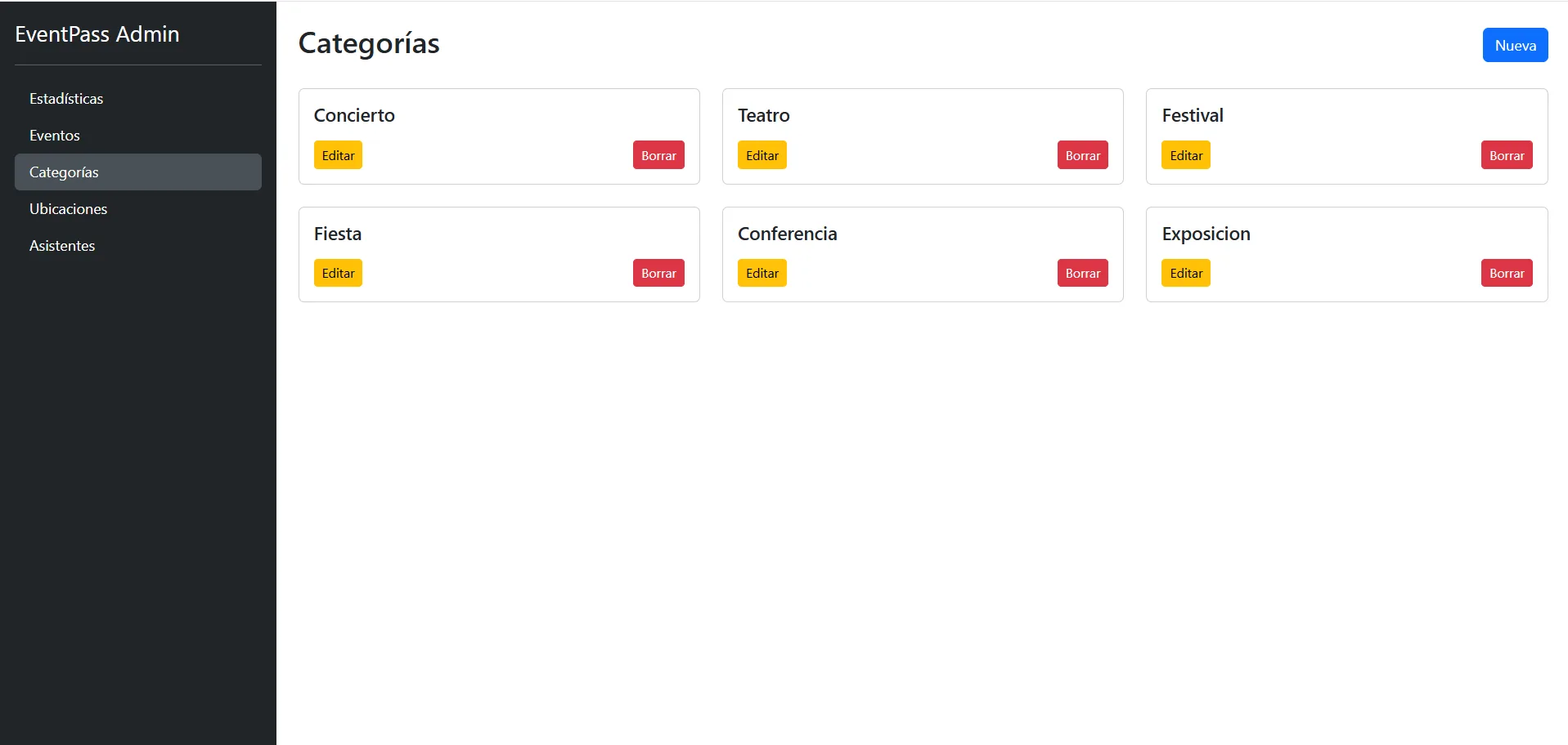 Pantalla 5 de EventPass