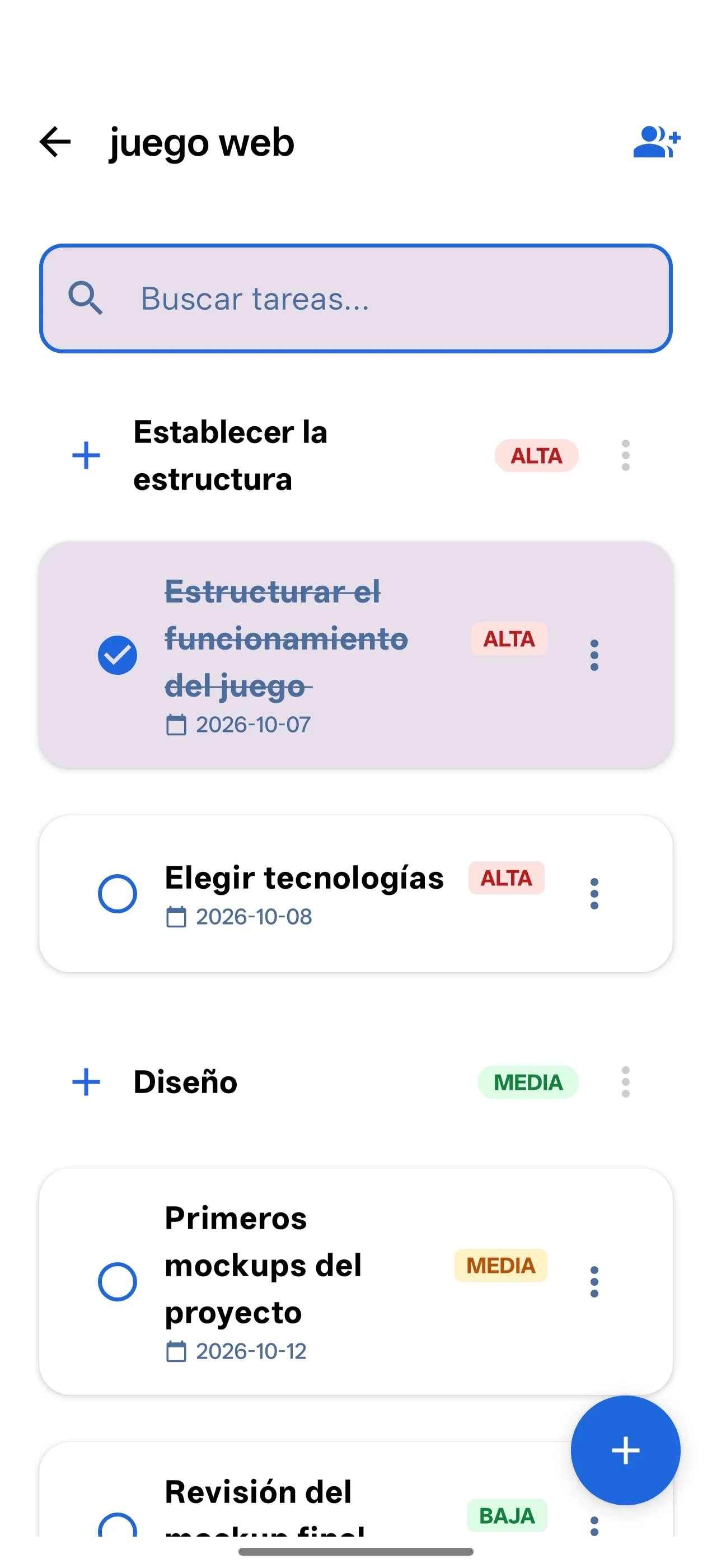 Pantalla 7 de Project Manager